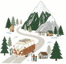 Возможность организации трансфера до горнолыжных склонов и обратно