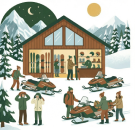 Прокат горнолыжного оборудования, снегоходов